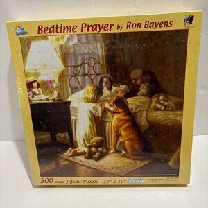 500-Piece Bedtime Prayer Jigsaw Puzzle By Ron Bayens 19" x 19" SunsOut Inc. USA